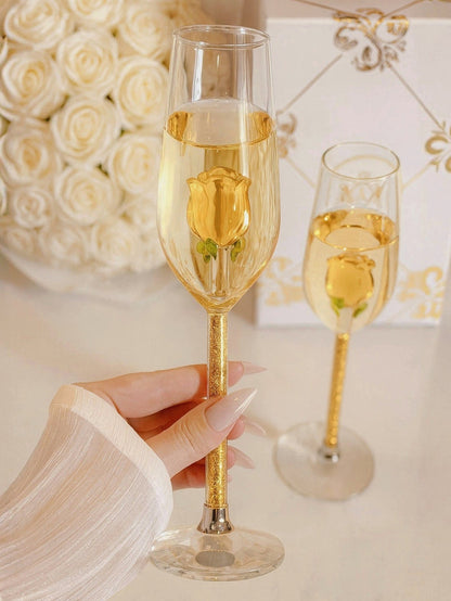 Rose Champagne Glass Set Of 2