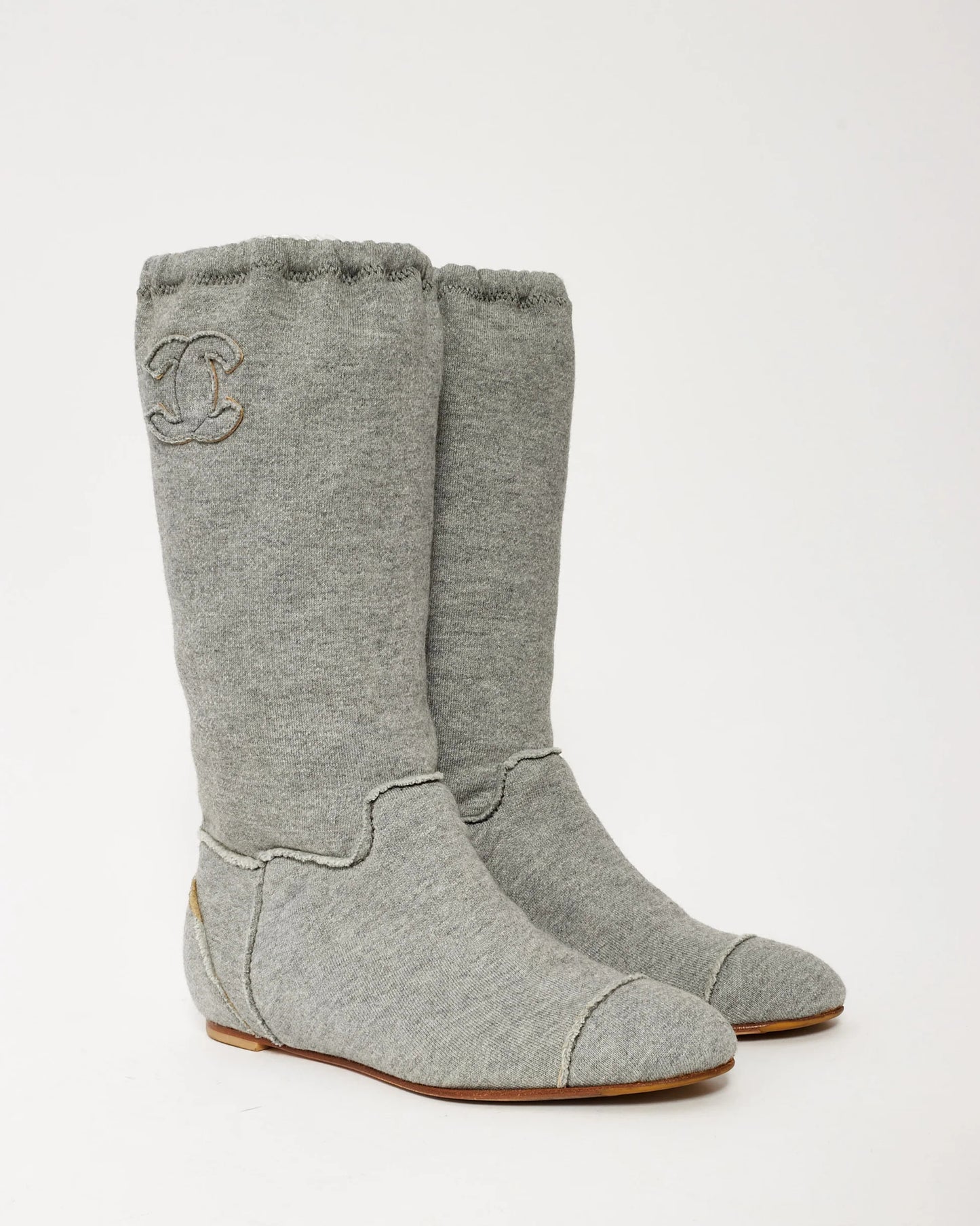 Open Toed Wedge Boots