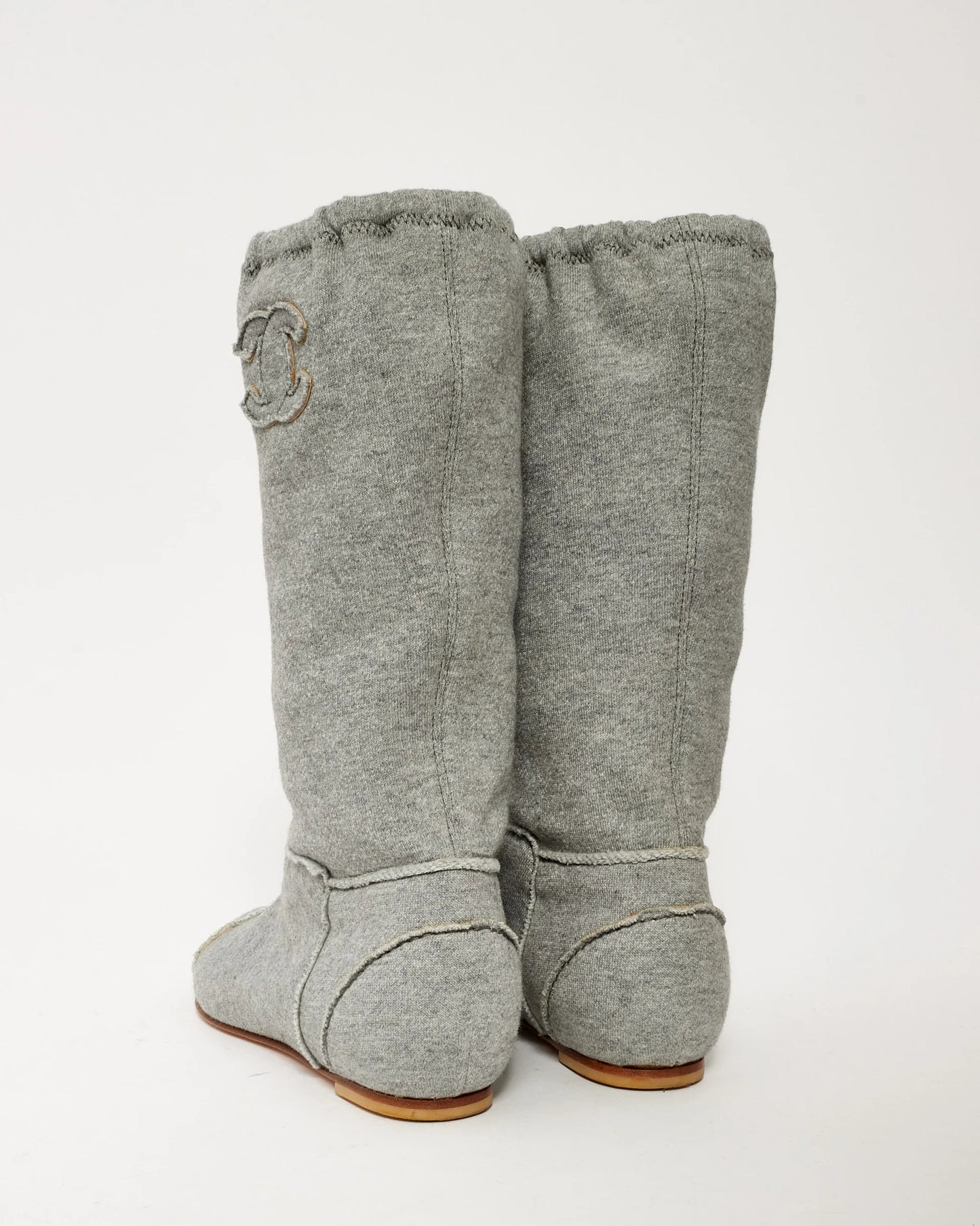 Open Toed Wedge Boots