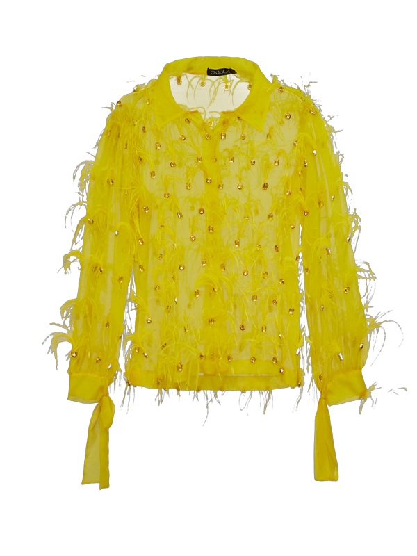 Feather Crystal Shirt