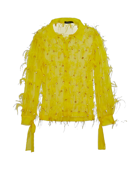 Feather Crystal Shirt