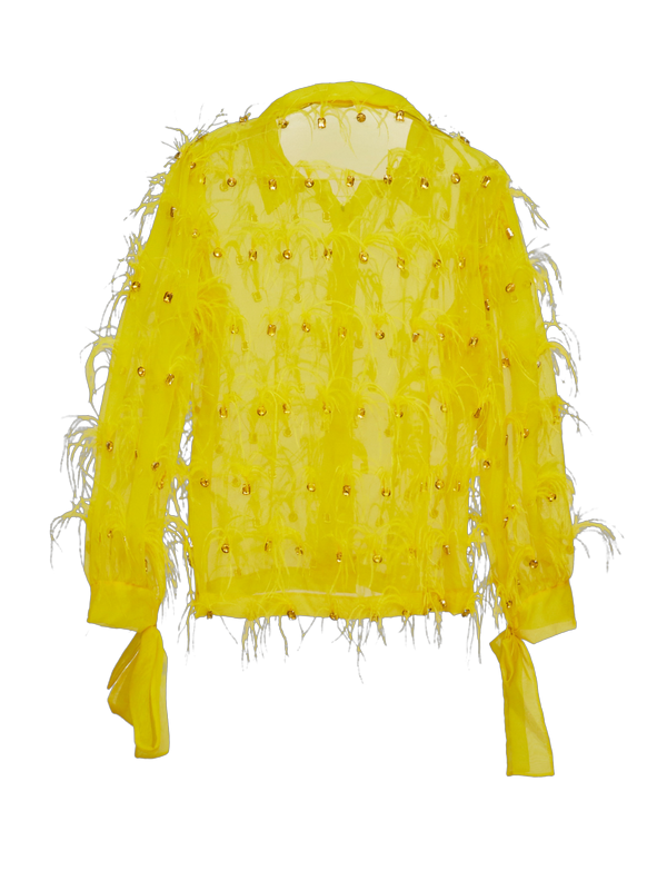 Feather Crystal Shirt