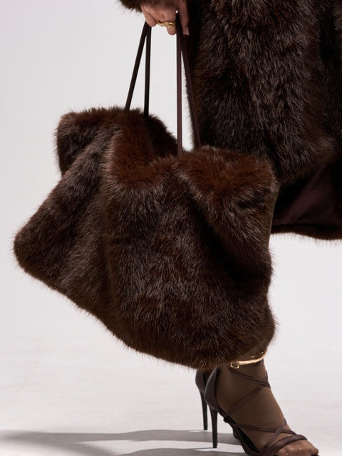 Large Fur Tote