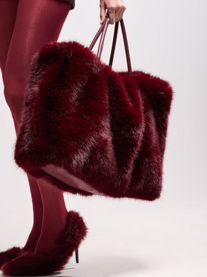 Large Fur Tote