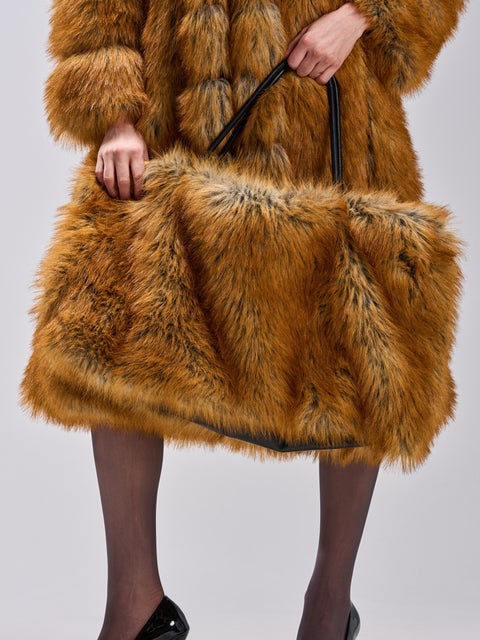 Large Fur Tote