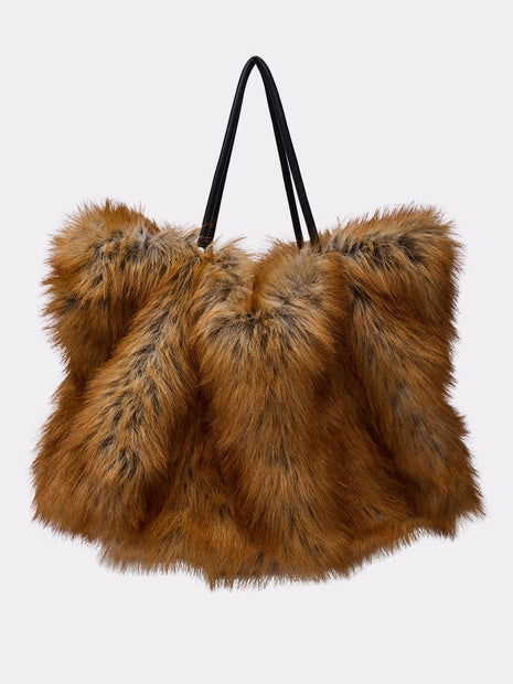 Large Fur Tote