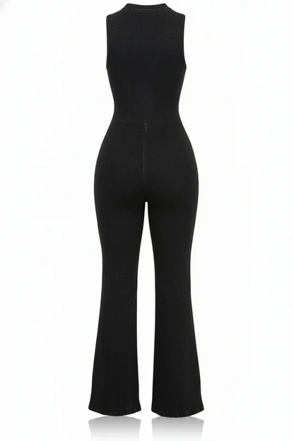 Washed Ribbed Jumpsuit