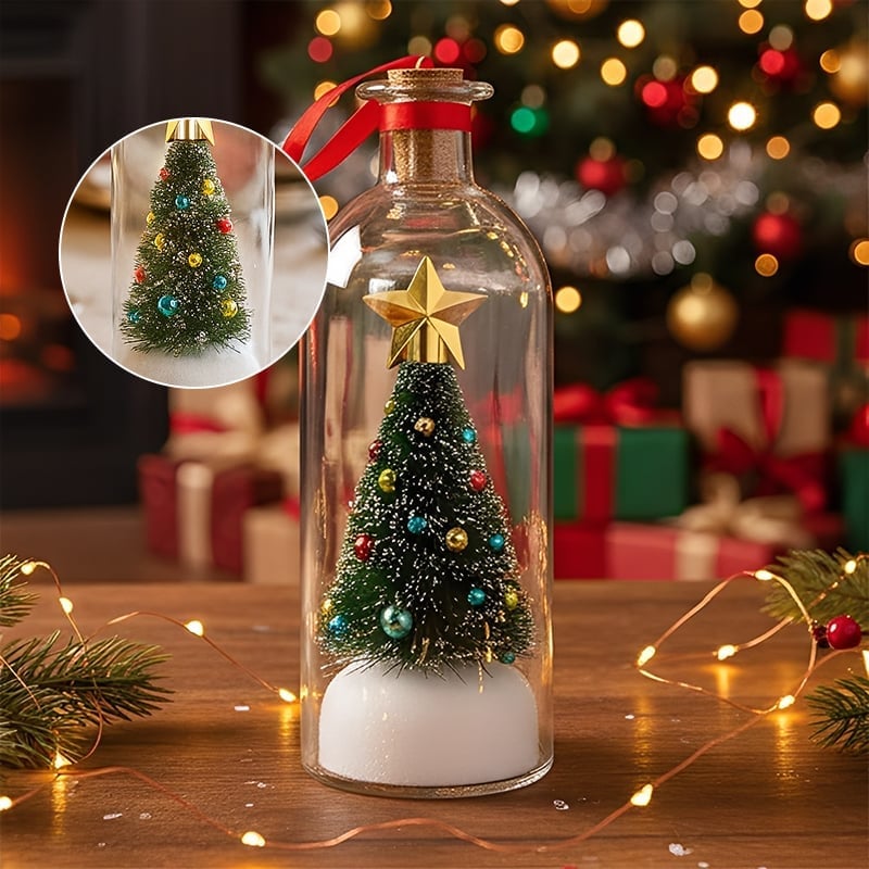 Christmas Tree In A Bottle