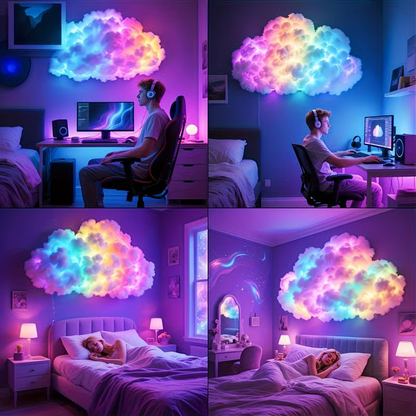 157.48 In LED Cloud Light With Music Rhythm☁️DIY