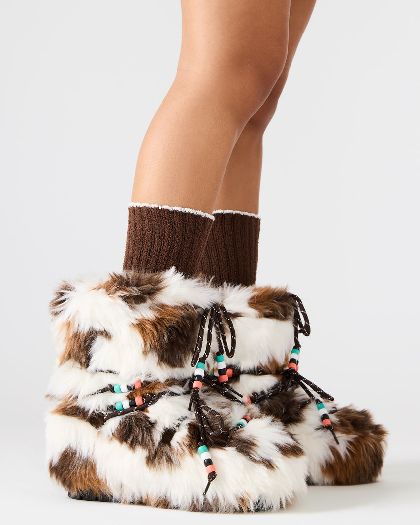 Snow Faux Fur Mid Calf Boots