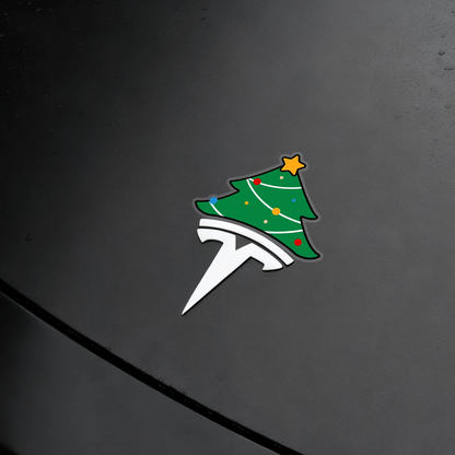 Waterproof Santa Hat Christmas Stickers