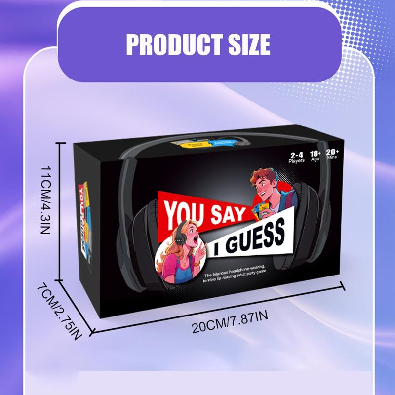 Headphone Challenge Card Game