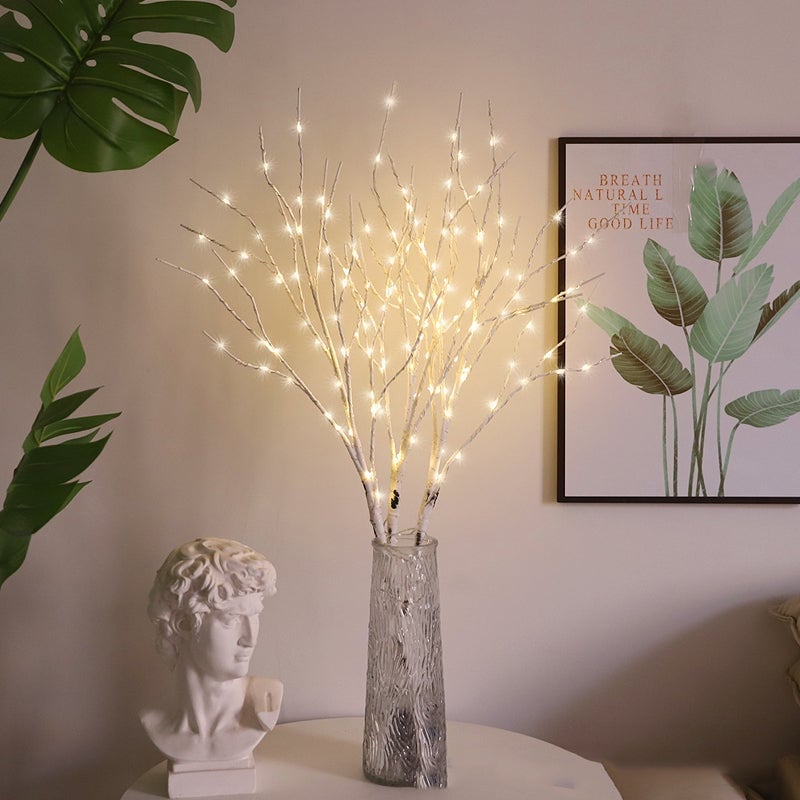 Simulated LED Birch Branch Light