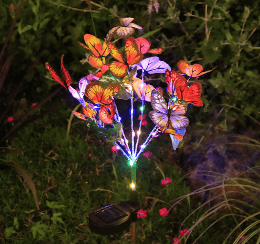Solar Outdoor Butterfly Lights