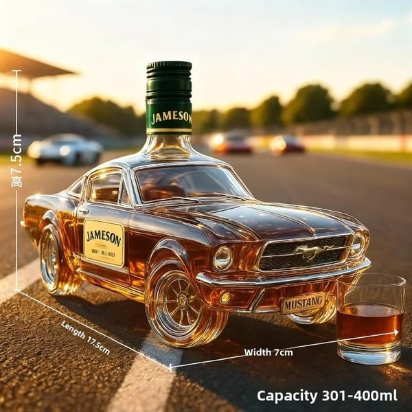Jameson Whiskey Vodka Car Shaped Bottle