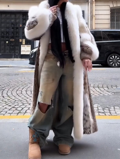 Full Length Lynx Fur Coat