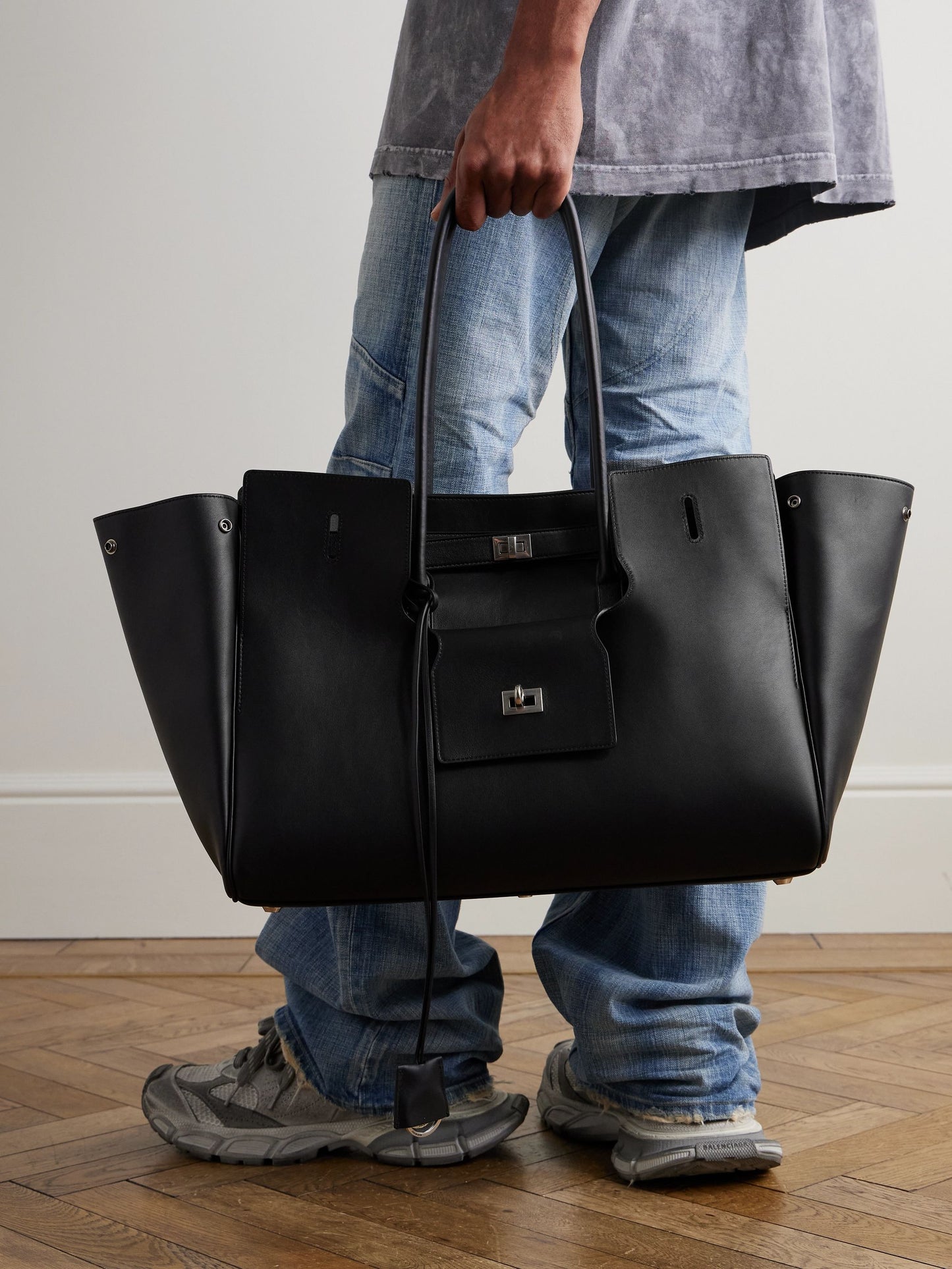 Bel Air M Leather Tote Bag