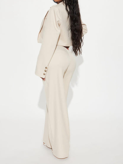 Booked And Busy Blazer Pant Set