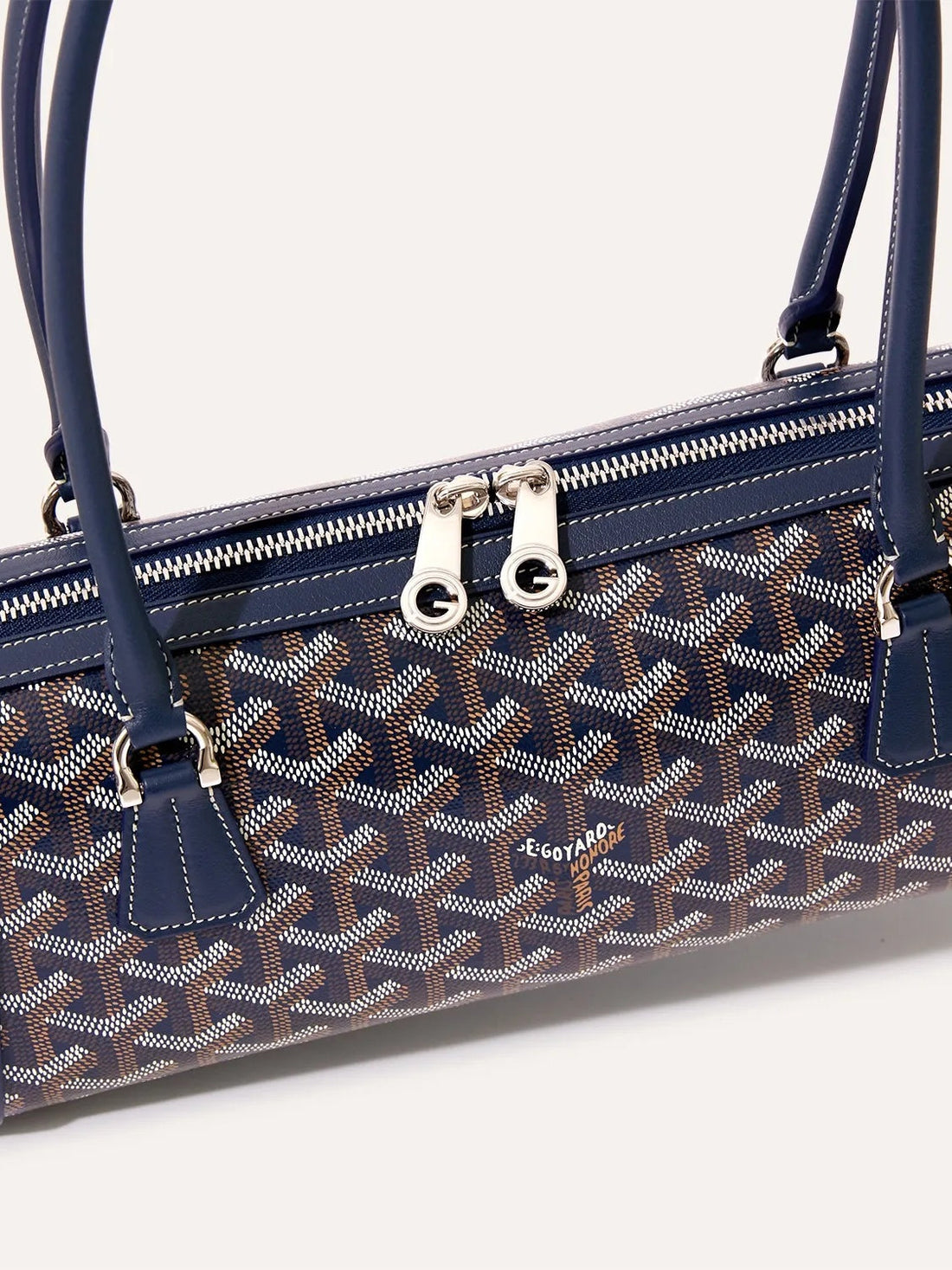 Leather Baguette Handbag