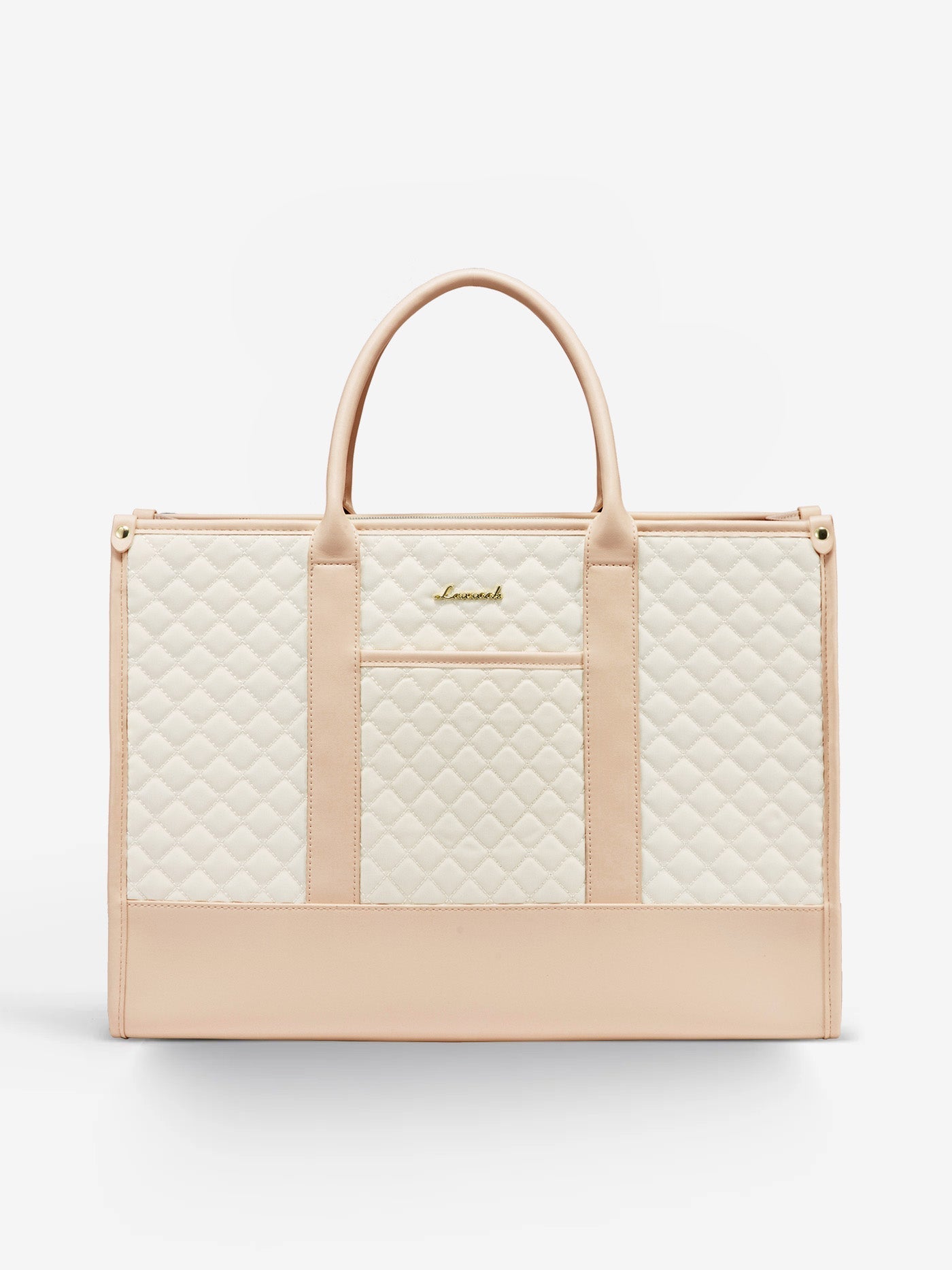 2 Pcs Quilted Laptop Tote Bag