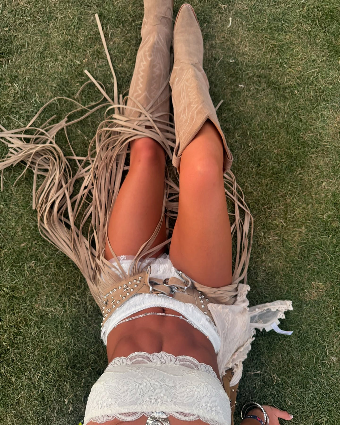 Western Cowboy Tassel Belt