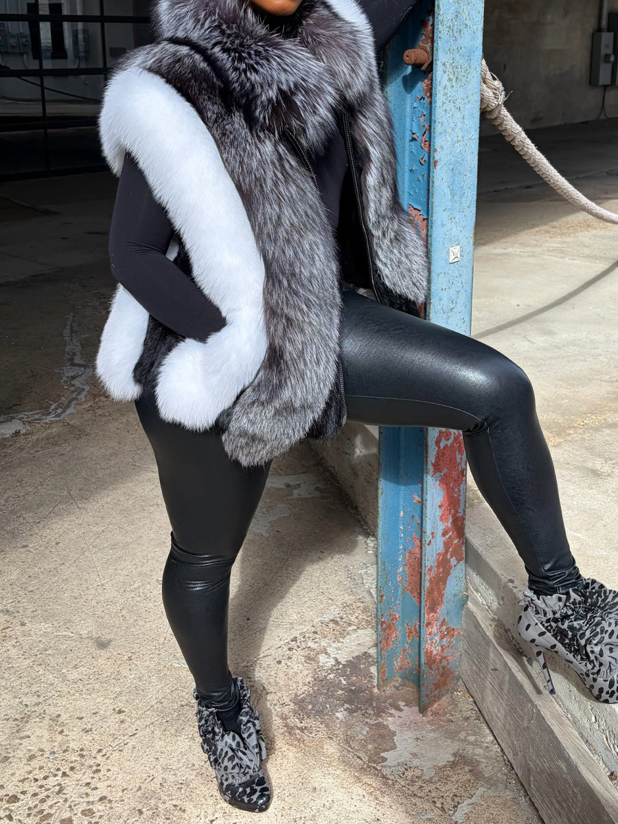 Fox Fur Coat Vest