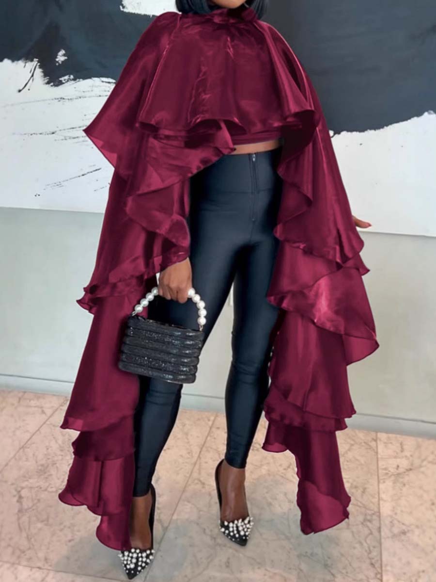 Sexy Satin Loose Pouch Top