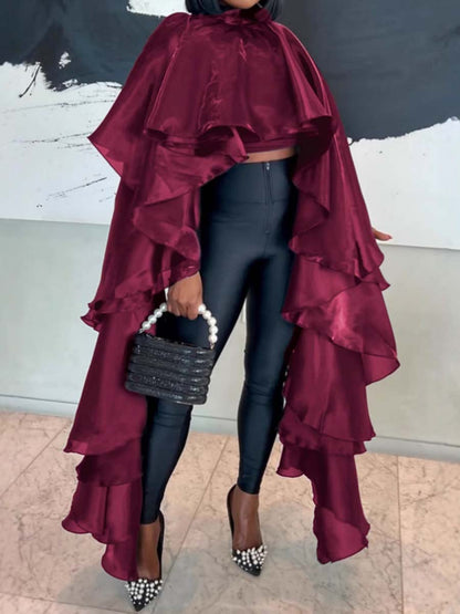 Sexy Satin Loose Pouch Top