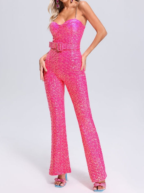 Gold Sequin Jumpsuit