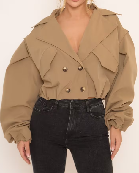 Chill Fall Short Trench Coat