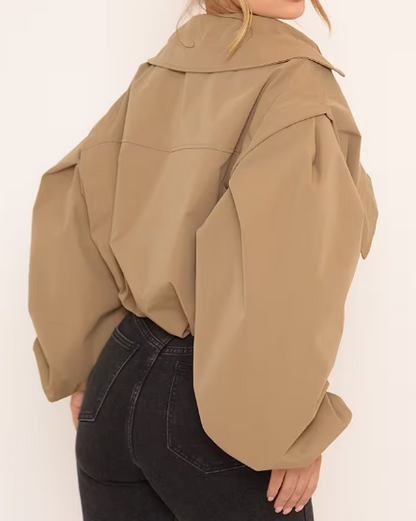 Chill Fall Short Trench Coat