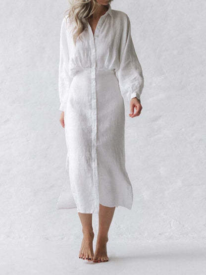 Linen Shirt Dress