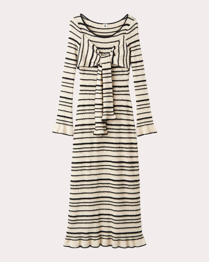 Knotted Stretch-Cotton Maxi Dress