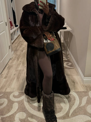 Eco-Friendly Full-Length Swing Mink