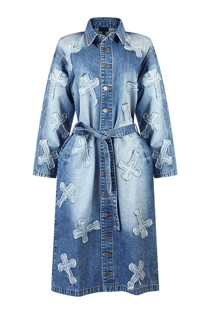 Cross Your Mind Denim Coat