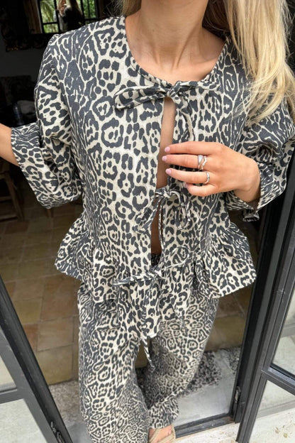 Leo Print Suit