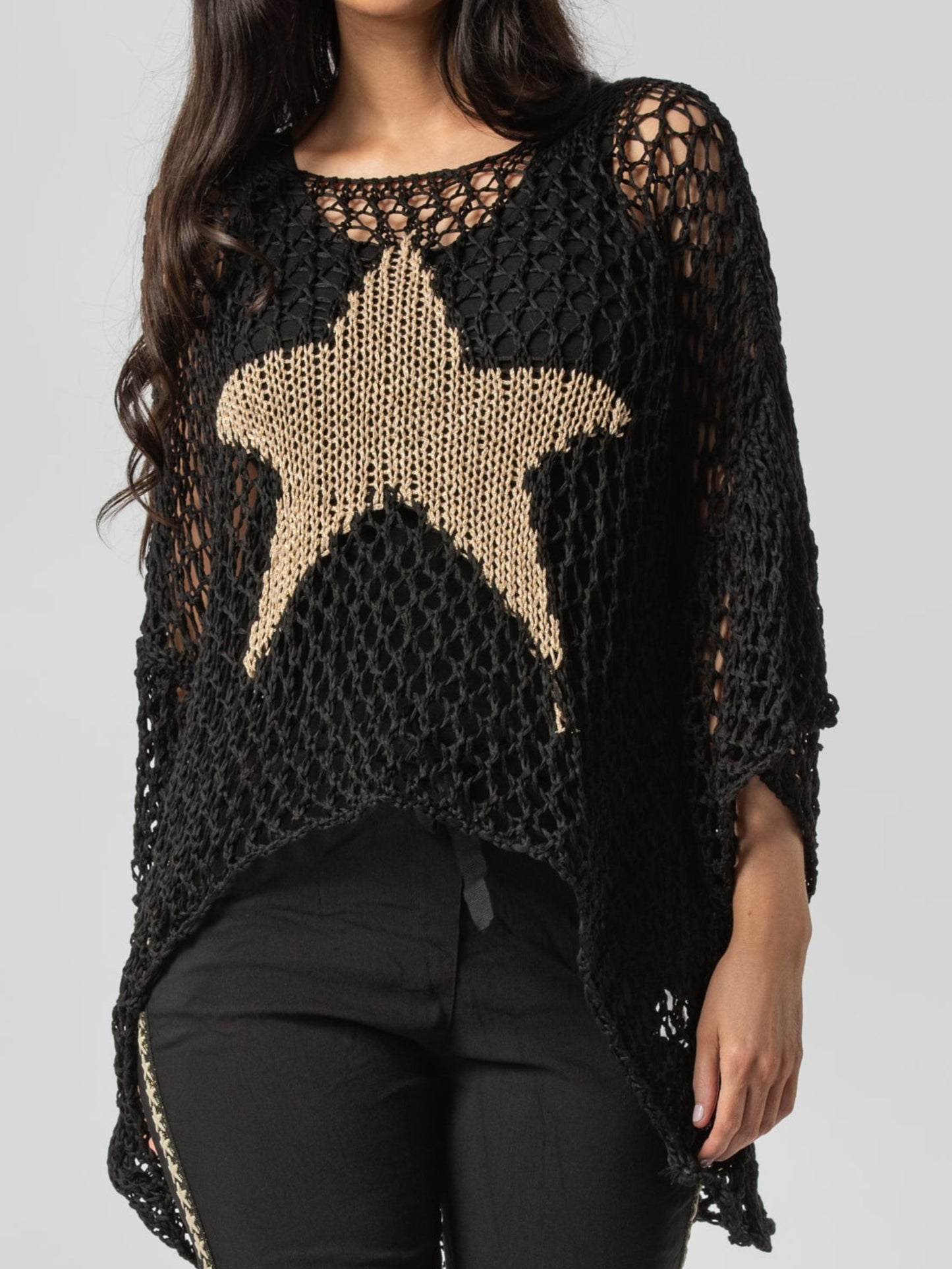 Star Crochet Sweater