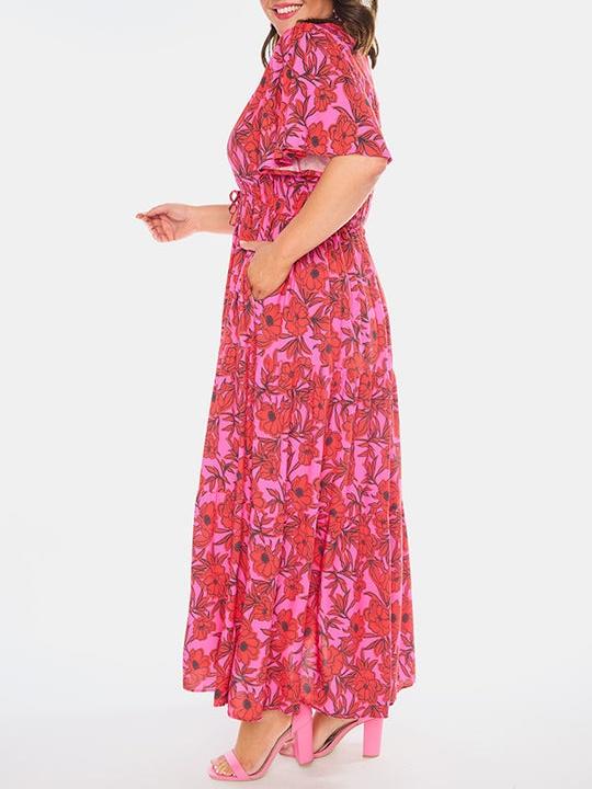 Pink Scarlet Maxi Dress