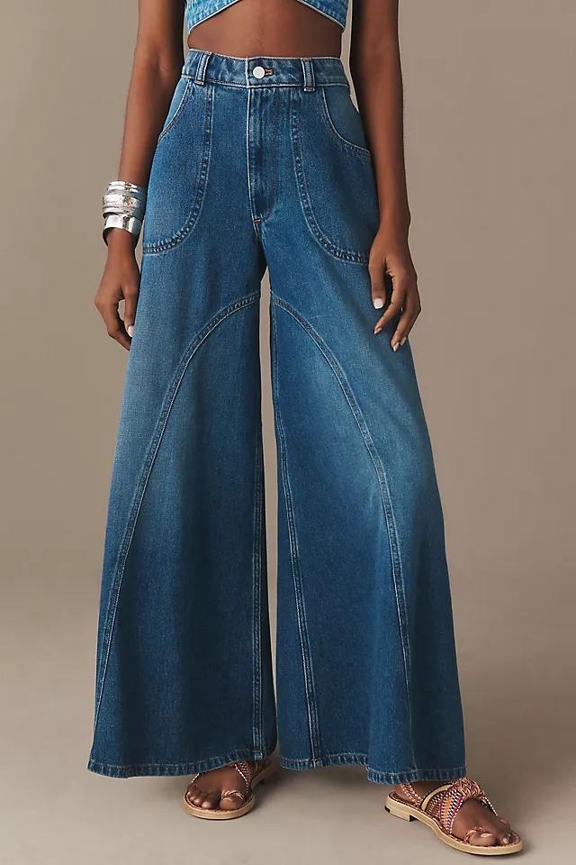 Mid-Rise Wide-Leg Jeans