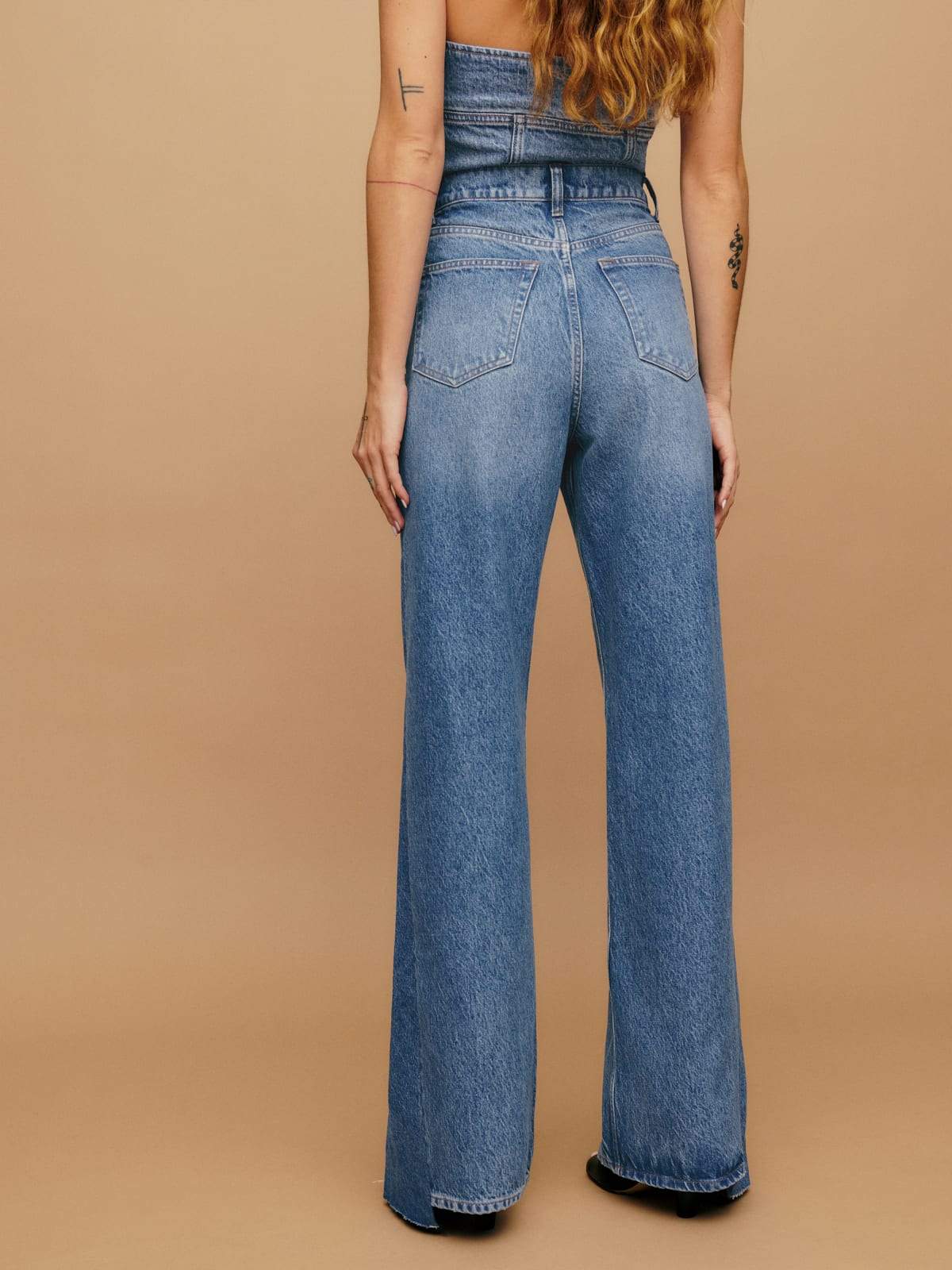 High Rise Slouchy Wide Leg Jeans