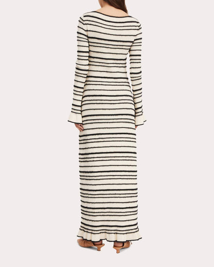 Knotted Stretch-Cotton Maxi Dress