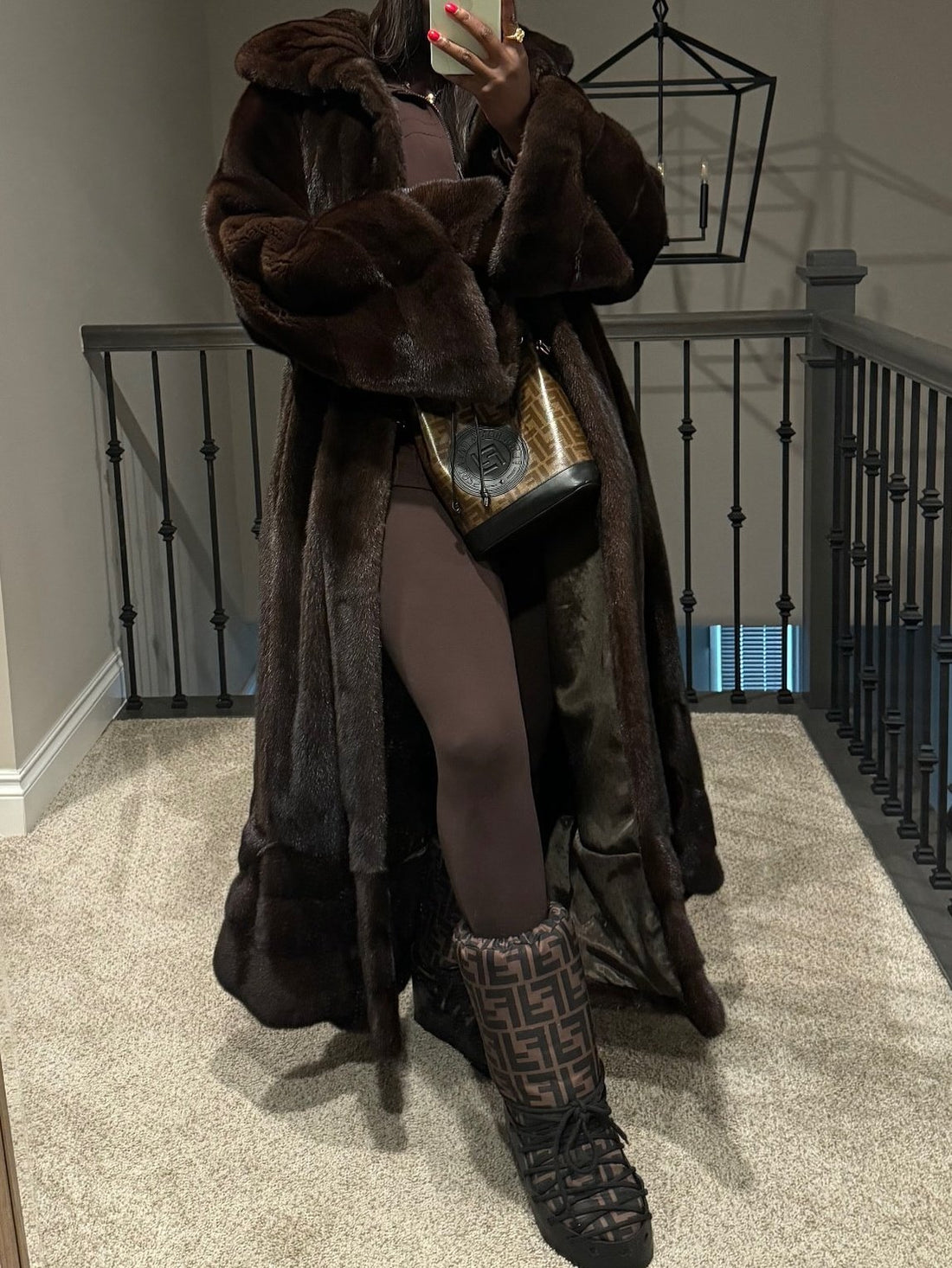 Eco-Friendly Full-Length Swing Mink