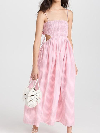 Sleeveless Long Dress With Pockets