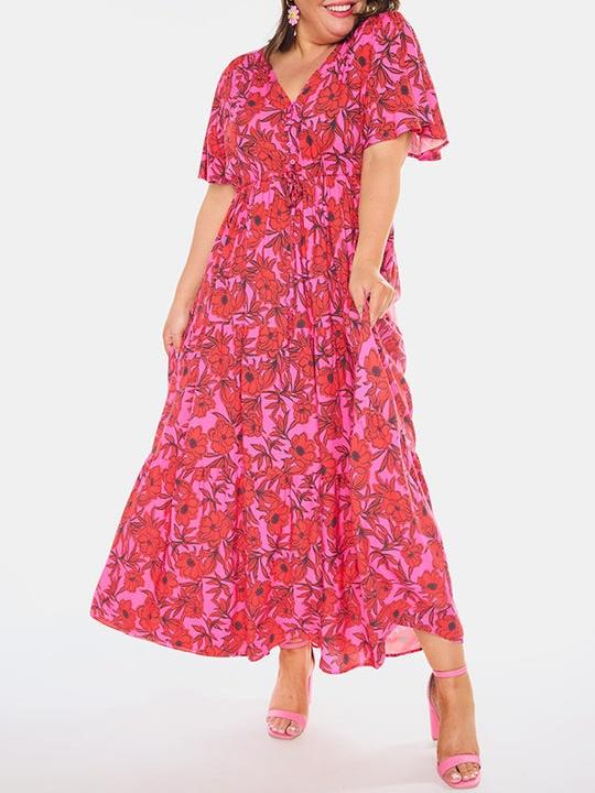 Pink Scarlet Maxi Dress