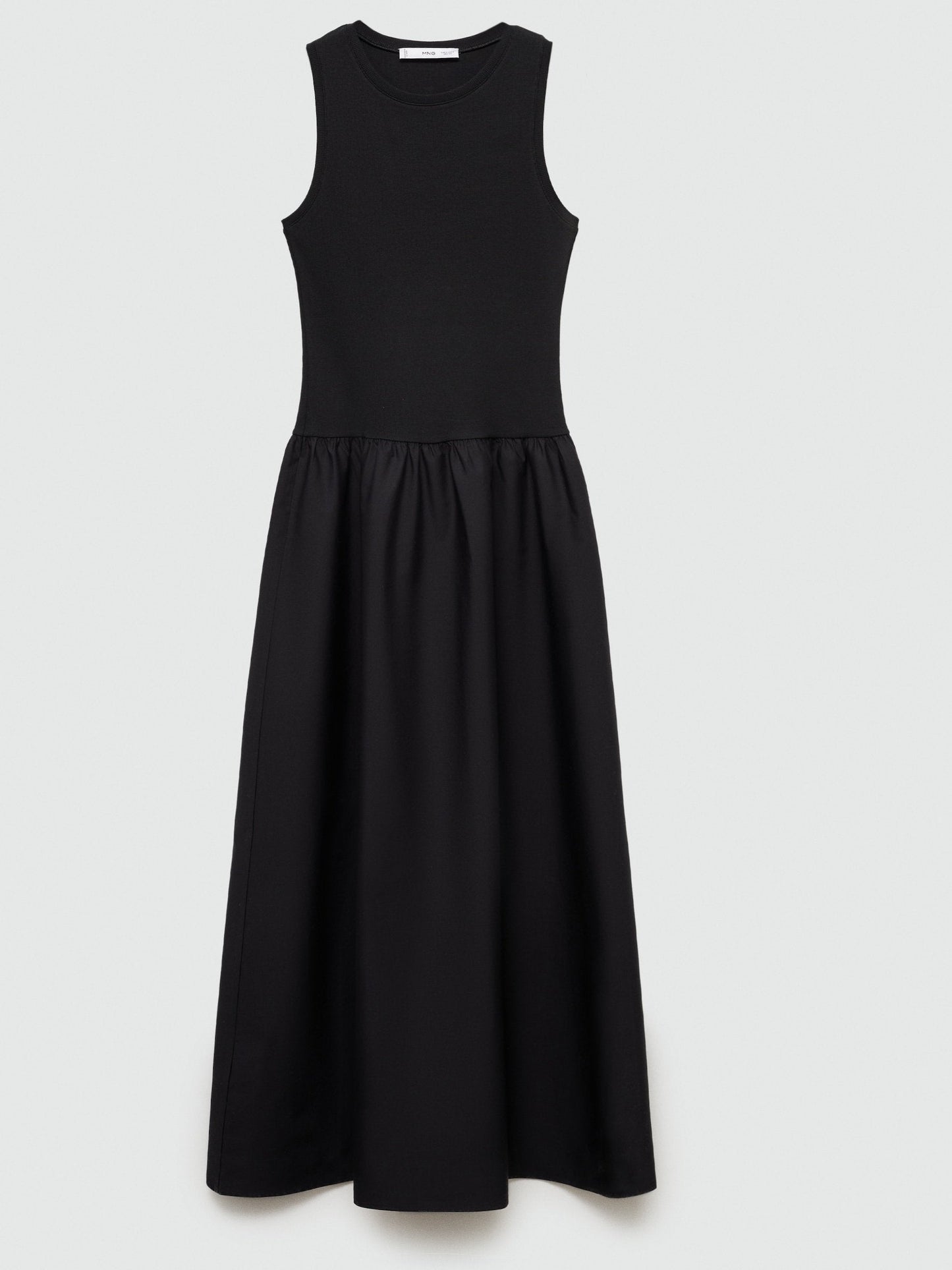 Sleeveless Simple Black Dress