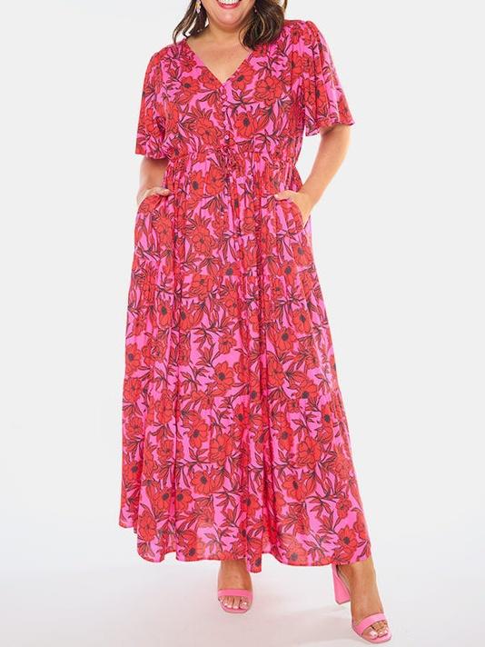 Pink Scarlet Maxi Dress