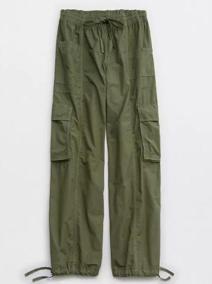 High Waisted Go-For-It Baggy Cargo Pant