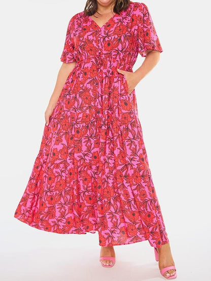 Pink Scarlet Maxi Dress