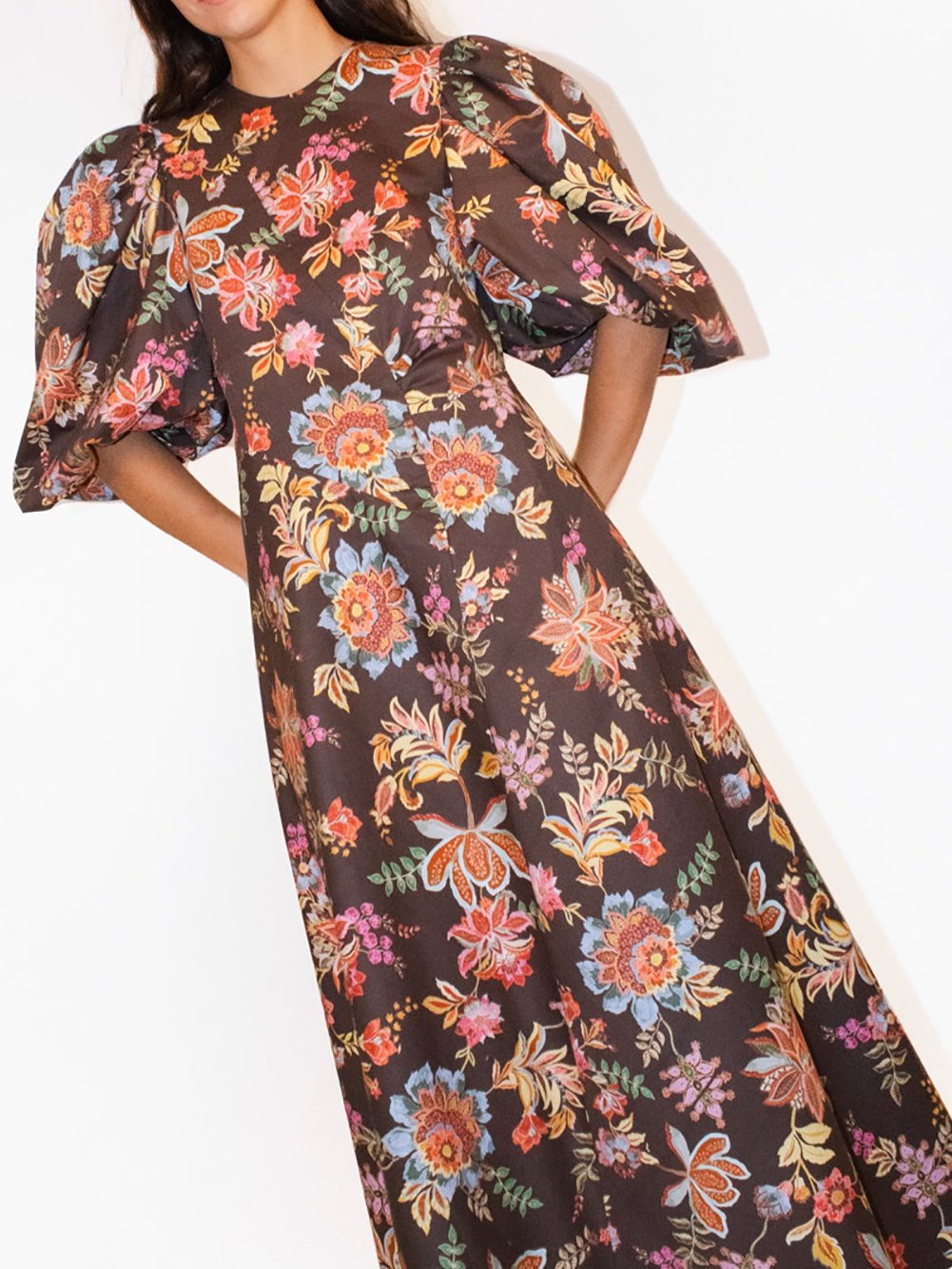 Cotton Poplin Maxi Dress