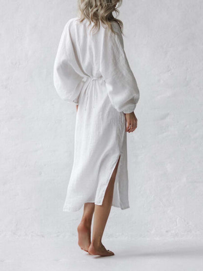 Linen Shirt Dress